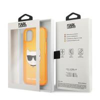 Karl Lagerfeld Choupette Head - Etui iPhone 13 mini (fluo pomarańczowy)