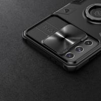 Nillkin CamShield Armor - Etui Samsung Galaxy S21+ z osłoną aparatu (Black)