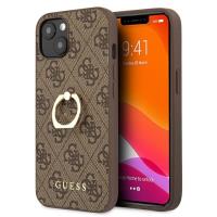 Guess 4G Ring Case - Etui iPhone 13 mini (brązowy)