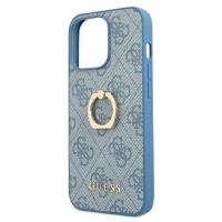 Guess 4G Ring Case - Etui iPhone 13 Pro Max (niebieski)