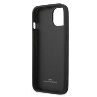 BMW Leather Curve Perforate HC - Etui iPhone 13 mini (czarny)