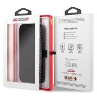 Ferrari Booktype On Track Carbon Stripe - Etui iPhone 13 Pro (czarny)