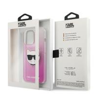 Karl Lagerfeld Choupette Head - Etui iPhone 13 Pro (różowy)