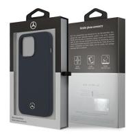 Mercedes Silicone Line - Etui iPhone 13 Pro Max (granatowy)