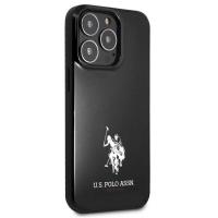 US Polo Assn Horses Logo - Etui iPhone 13 Pro (czarny)