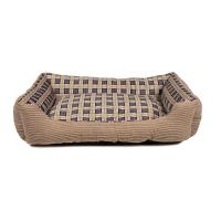 Miekkie legowisko kanapa dla psa 75 x 58 x 19 cm roz. L (beżowy)